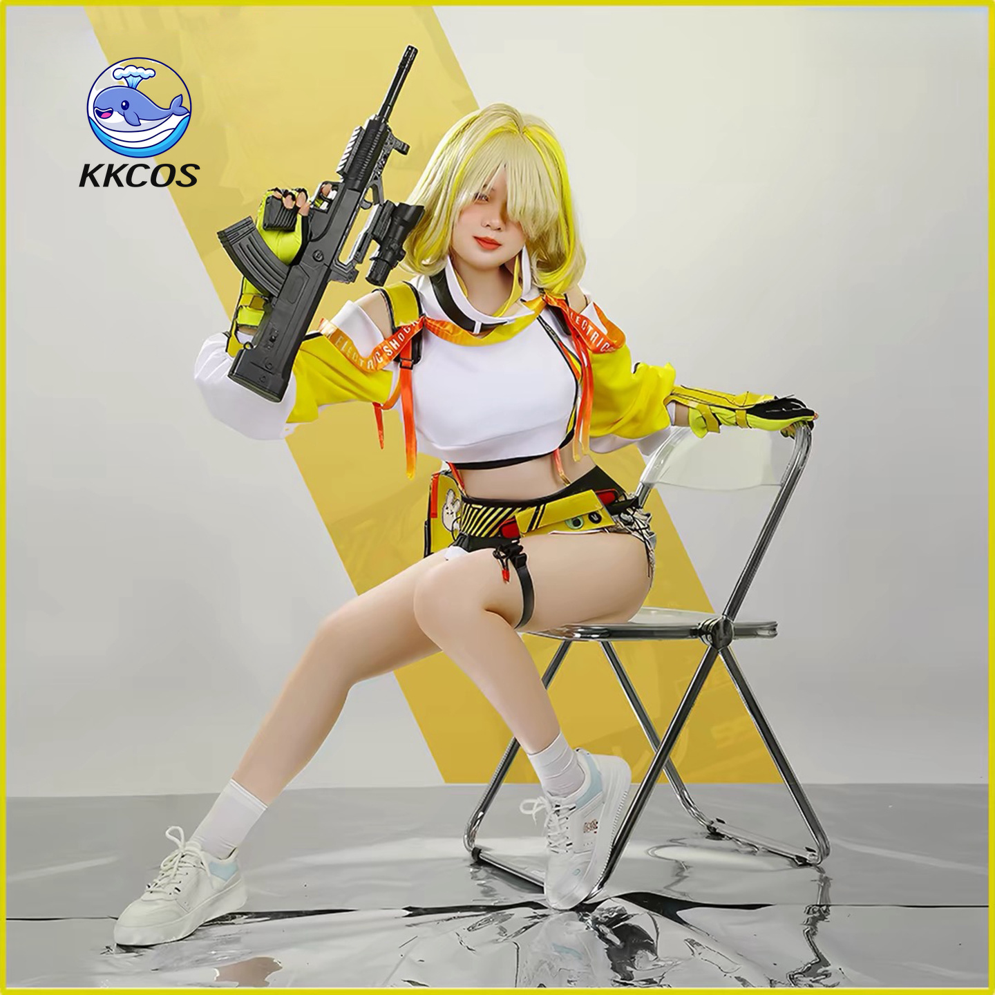 Cosplay Anime Women - KKCos Nikke Elegg Strój Cosplay Kompletny