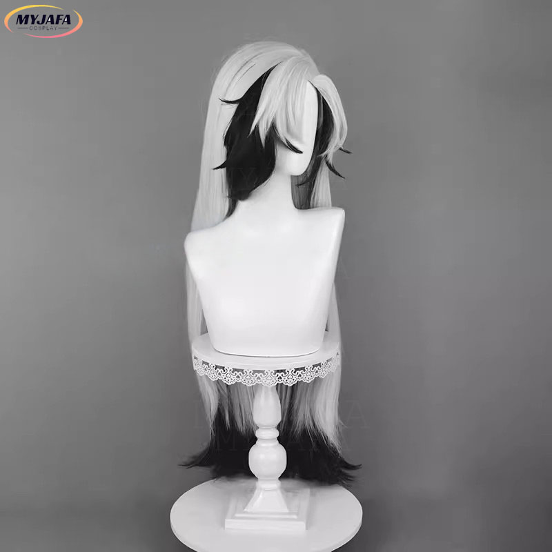Anime Cosplay Long Black Hair - Wysokiej jakości peruka cosplay Boothill z