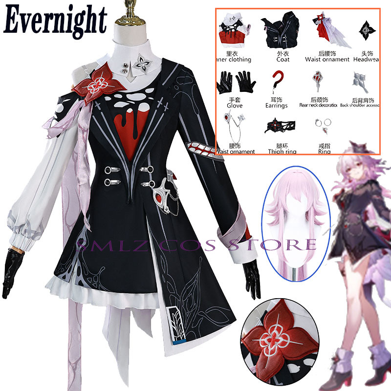 Cosplay Anime Women - Nowy strój cosplay Evernight z Honkai: