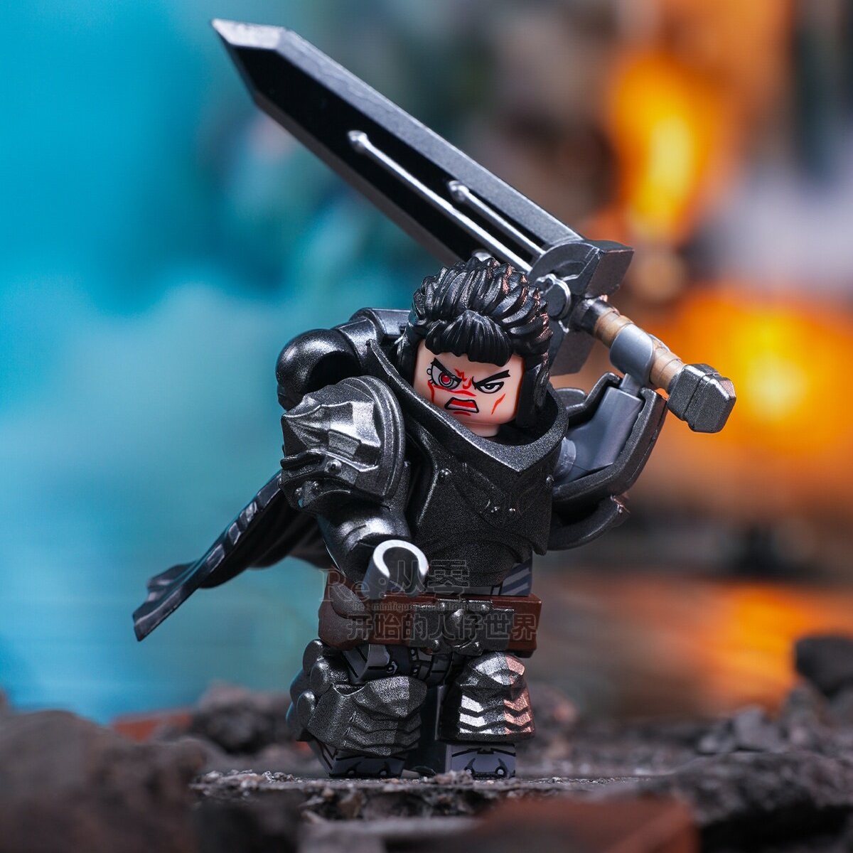 Black Clover Grimoire - Magnetyczne klocki konstrukcyjne Berserk, mini figurki