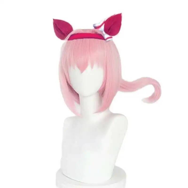 Cosplay Anime Pink Hair - Peruka Cosplay Uma Musume Haru Urara,