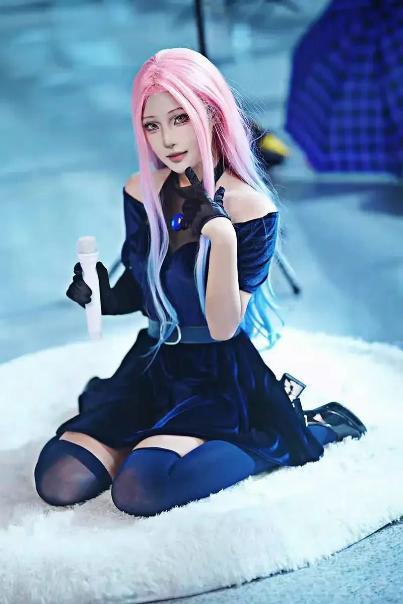 Cosplay Anime Pink Hair - Kostium cosplay Mizi z anime Alien