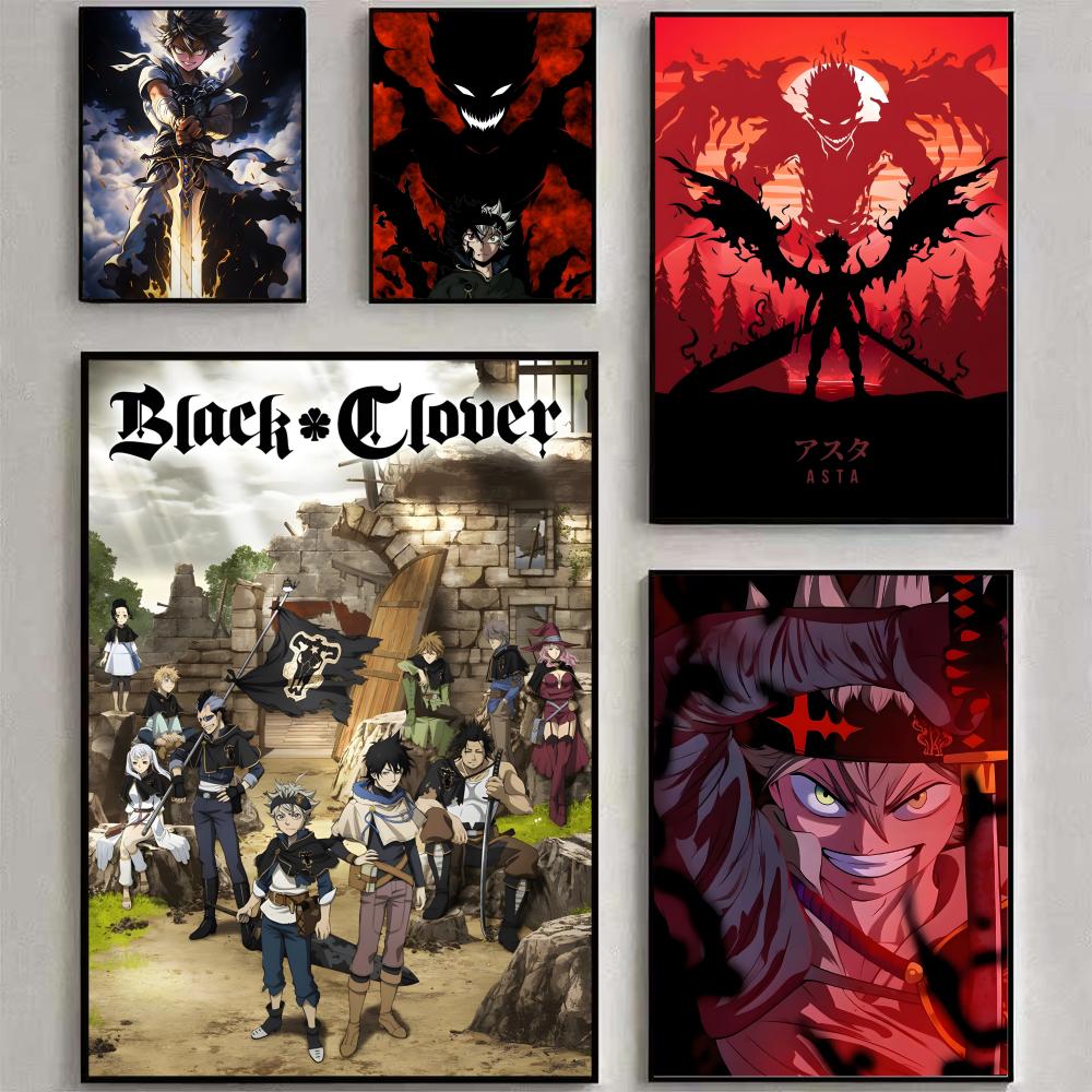 Black Clover Grimoire - Anime B-Black Clover Plakat Wodoodporny HD