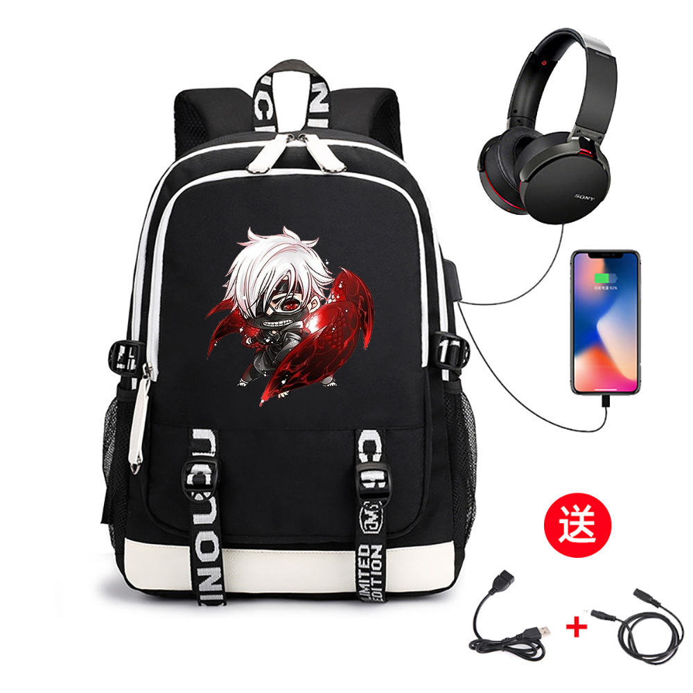 Tokyo Ghoul Mask - Plecak Anime Tokyo Ghoul Dziecięcy Duża