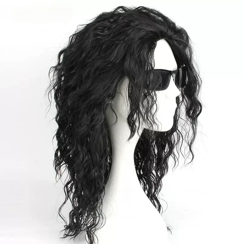Anime Michael Jackson Cosplay  – Anime Cosplay Long Black Hair recenzja i cena