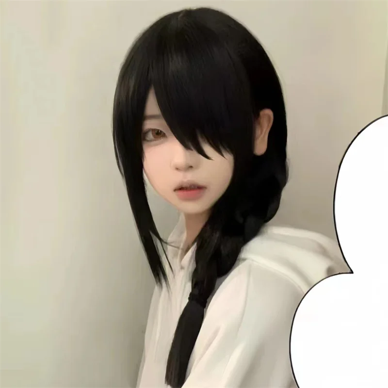 Peruka Cosplay Anime Chainsaw  – Anime Cosplay Long Black Hair recenzja i cena