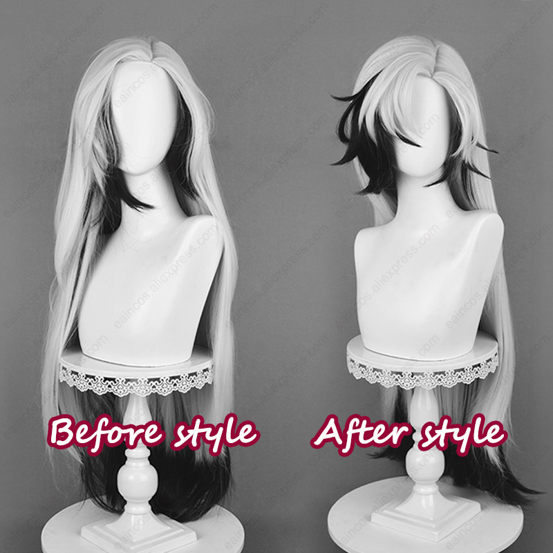 HSR Boothill peruka do Cosplay – Anime Cosplay Long Black Hair recenzja i cena