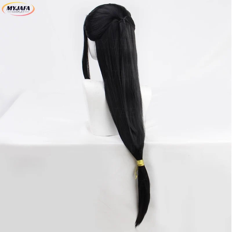 Peruka Cosplay CyJin Guangyao  – Anime Cosplay Long Black Hair recenzja i cena