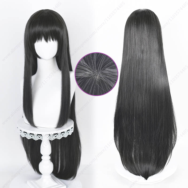 Akemi Homura 90cm długości pro – Anime Cosplay Long Black Hair recenzja i cena