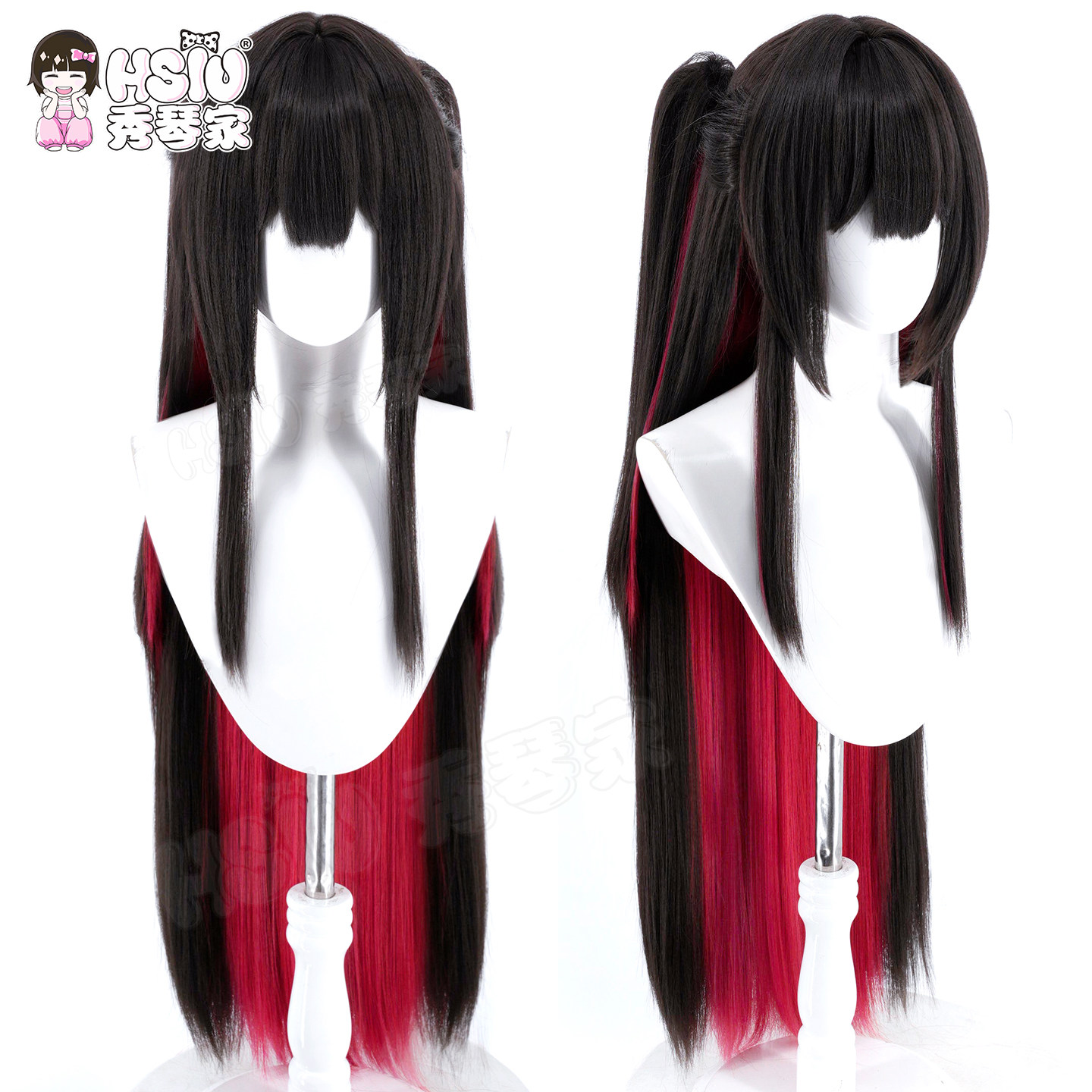 Peruka do cosplayu Hatsuzuki z – Anime Cosplay Long Black Hair recenzja i cena