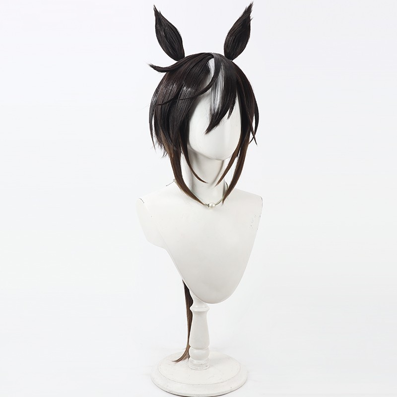 Peruka Cosplay Umamusume Prett – Anime Cosplay Long Black Hair recenzja i cena