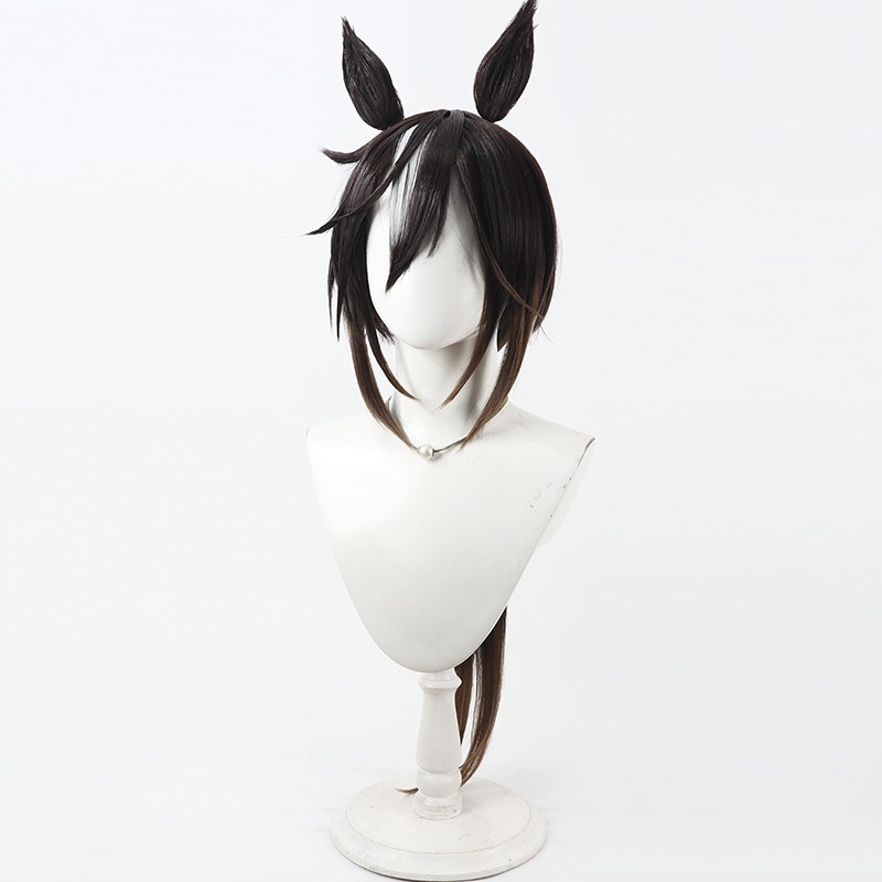 Peruka Cosplay Umamusume Prett – Anime Cosplay Long Black Hair recenzja i cena