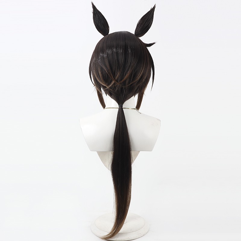 Peruka Cosplay Umamusume Prett – Anime Cosplay Long Black Hair recenzja i cena