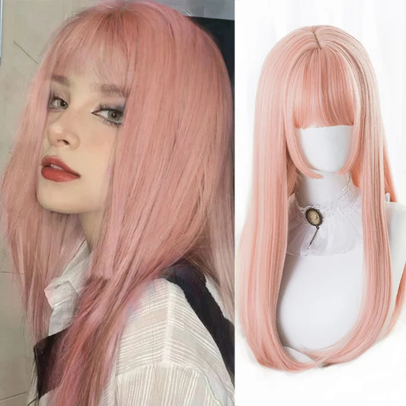Peruka syntetyczna Houyan 2026 – Anime Cosplay Long Black Hair recenzja i cena