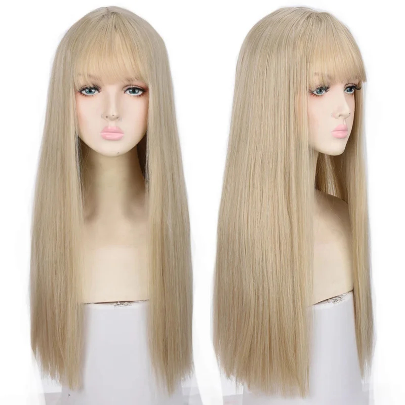Peruka syntetyczna Houyan 2026 – Anime Cosplay Long Black Hair recenzja i cena
