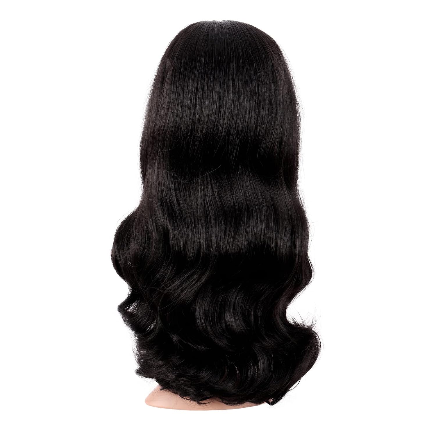 Długa Kręcona Peruka z Przedzi – Anime Cosplay Long Black Hair recenzja i cena