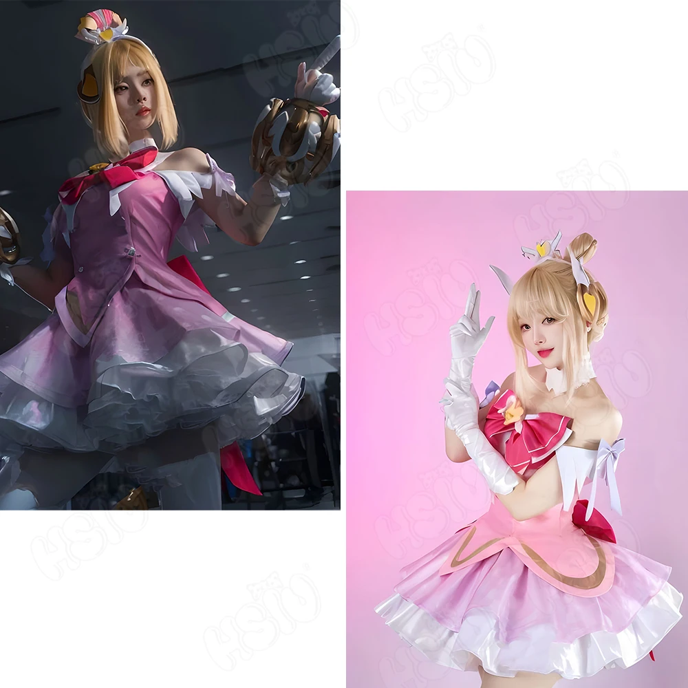 Peruka do cosplayu Juno HSIU,  – Cosplay Anime Pink Hair recenzja i cena
