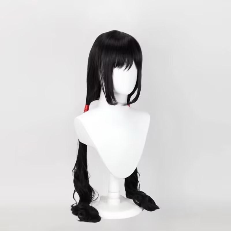 Anime Cos BLOOD-C Saya Kisarag – Anime Cosplay Long Black Hair recenzja i cena