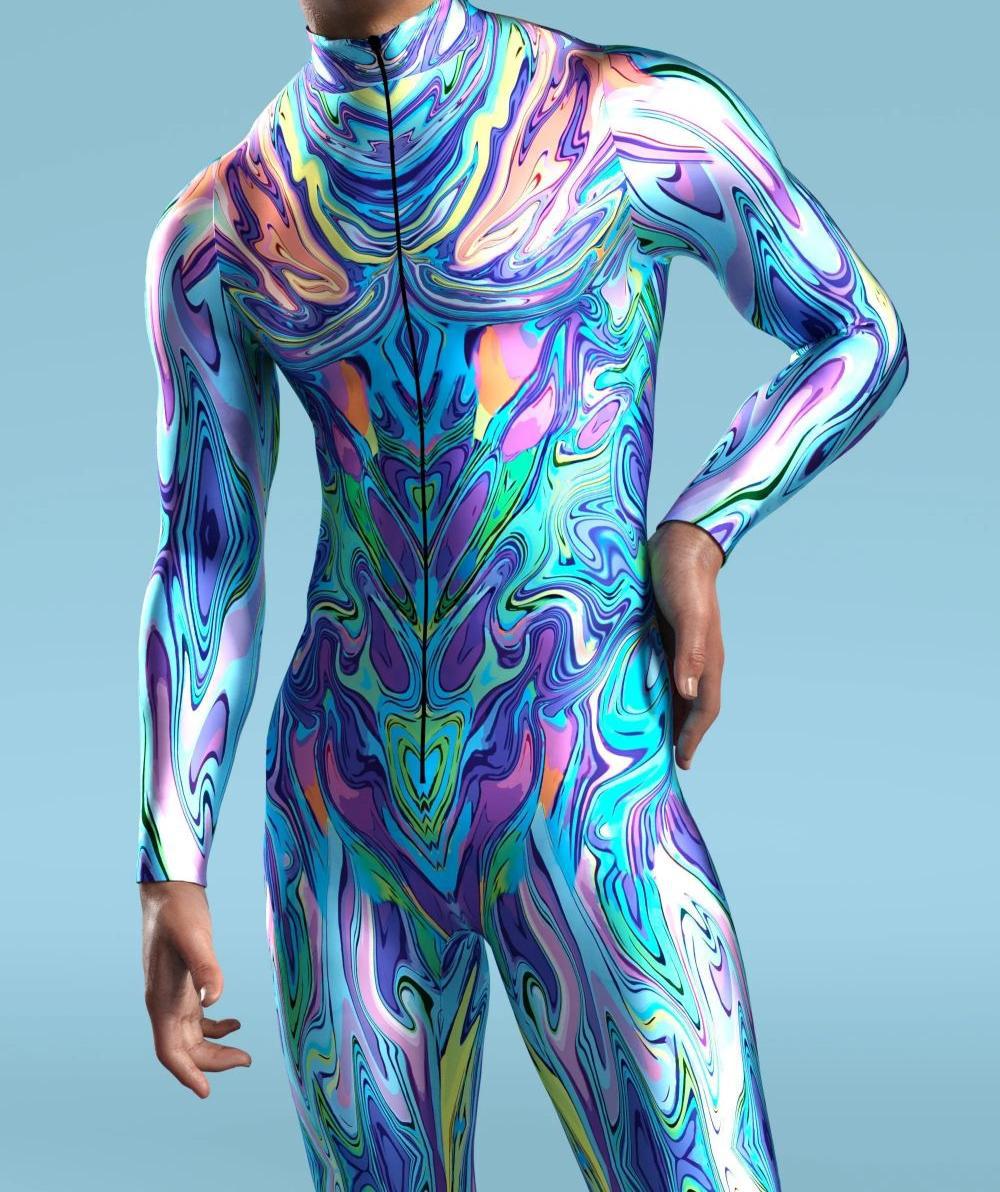 CyberPunk Jumpsuit Cool Colore – Anime Cosplay Drawing recenzja i cena