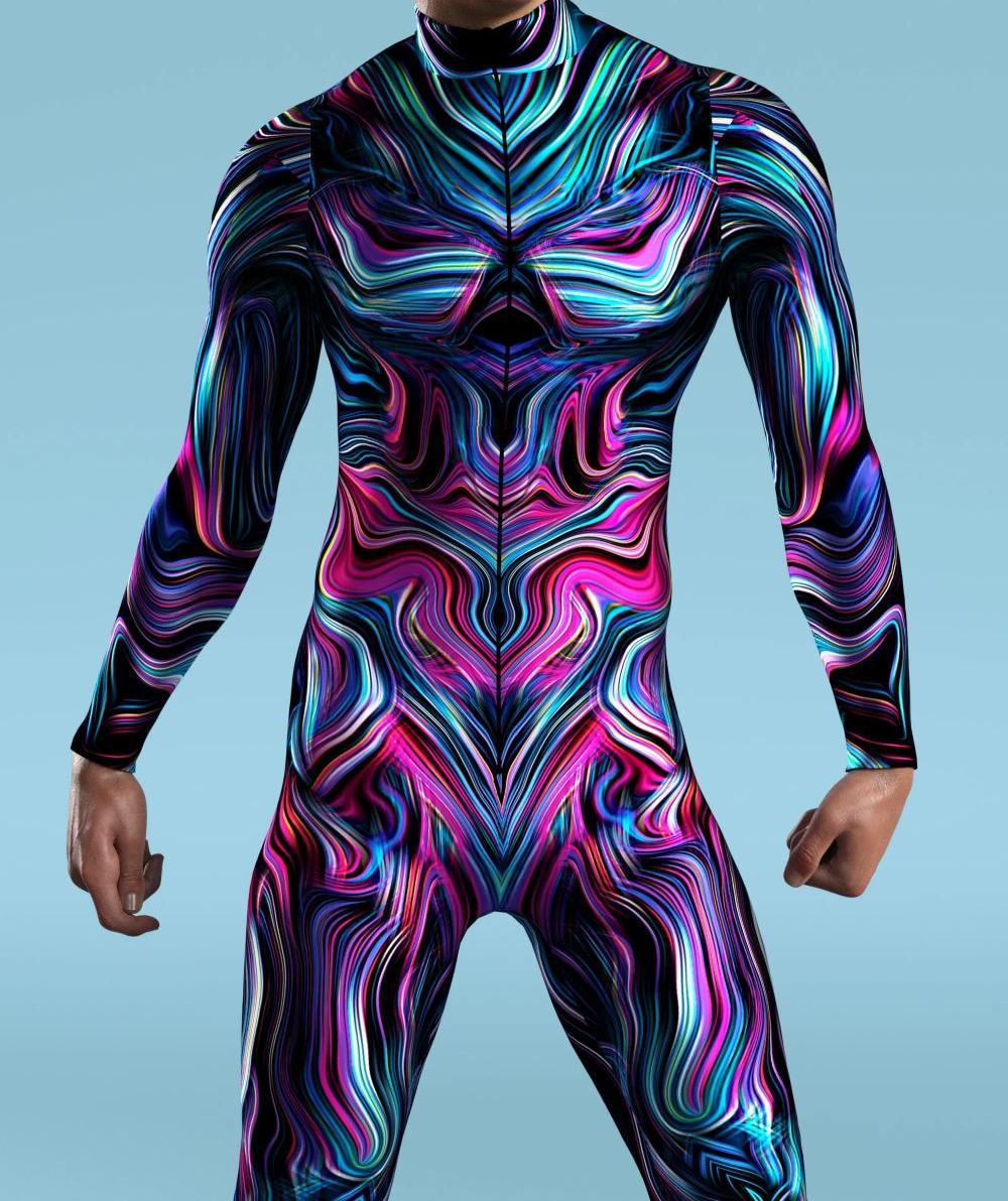 CyberPunk Jumpsuit Cool Colore – Anime Cosplay Drawing recenzja i cena