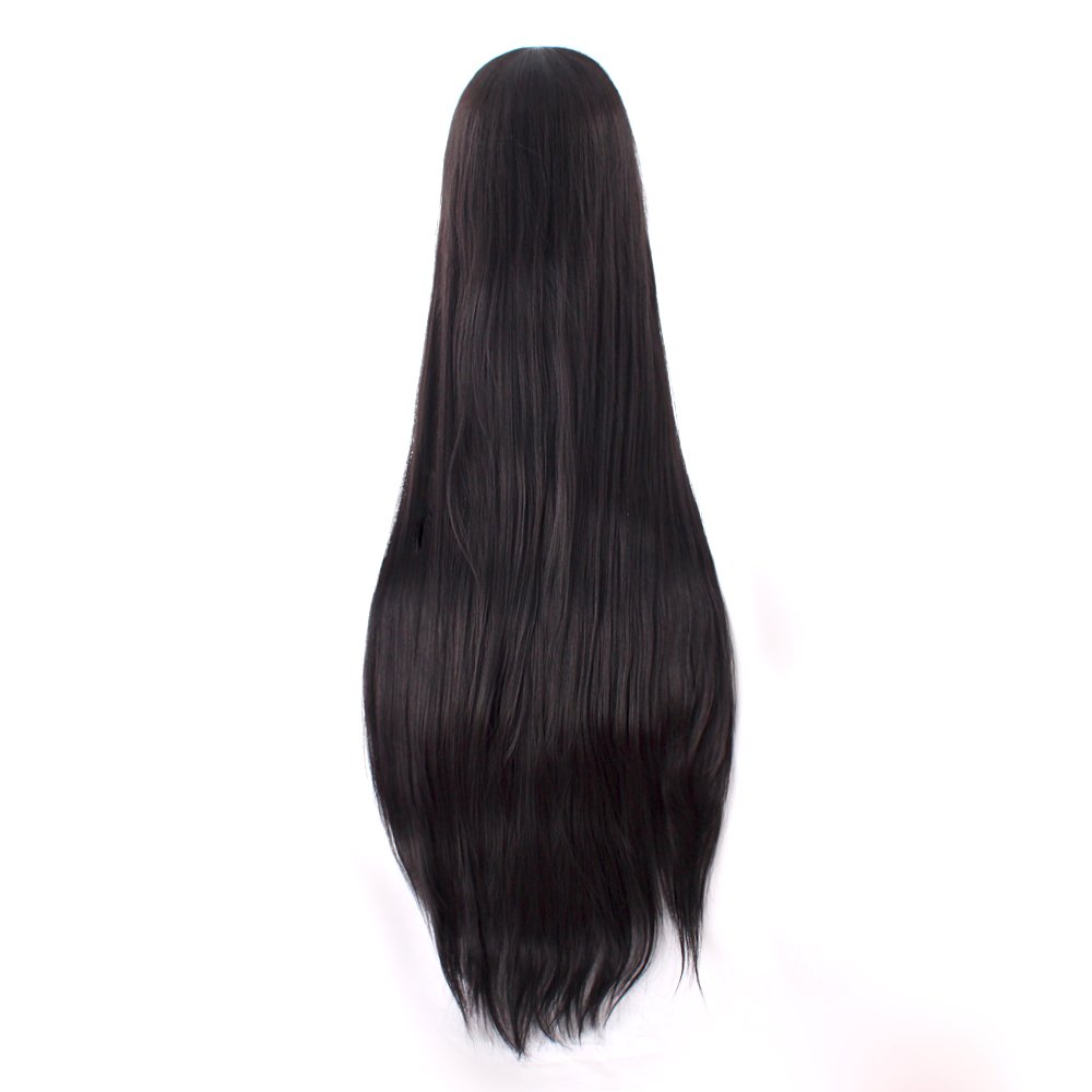 40 cali 100 cm długa prosta pe – Anime Cosplay Long Black Hair recenzja i cena