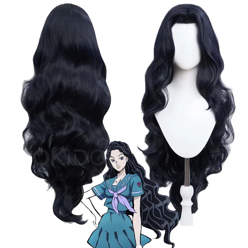 Le Cool Women JoJo's Bizarre C – Anime Cosplay Long Black Hair recenzja i cena