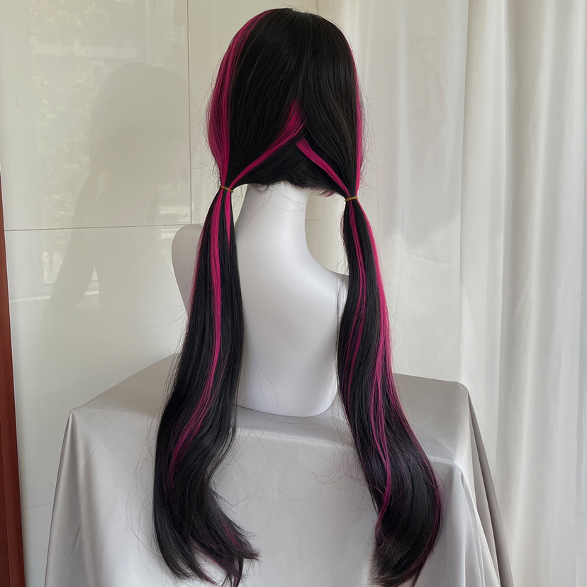 Wysokiej jakości peruka do cos – Anime Cosplay Long Black Hair recenzja i cena